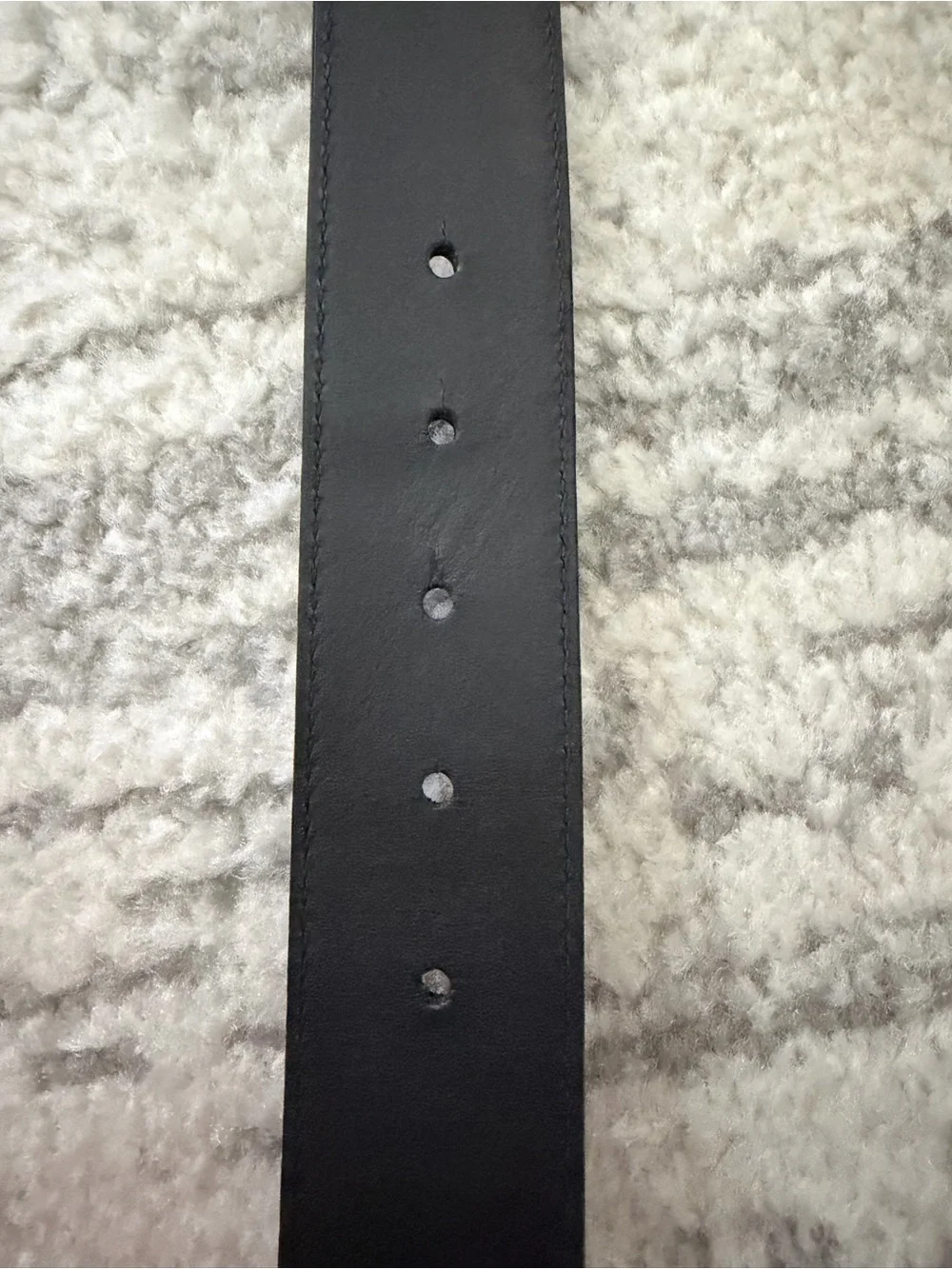 Authentic Versace Medusa Gold Buckle Black Leather Belt Size 90/36